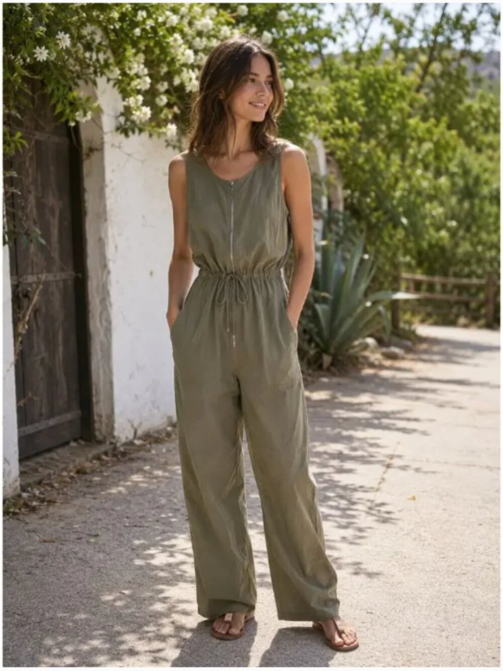 Athleta Flex Jumpsuit; NWT; Size Medium Tall - Picture 1 of 10